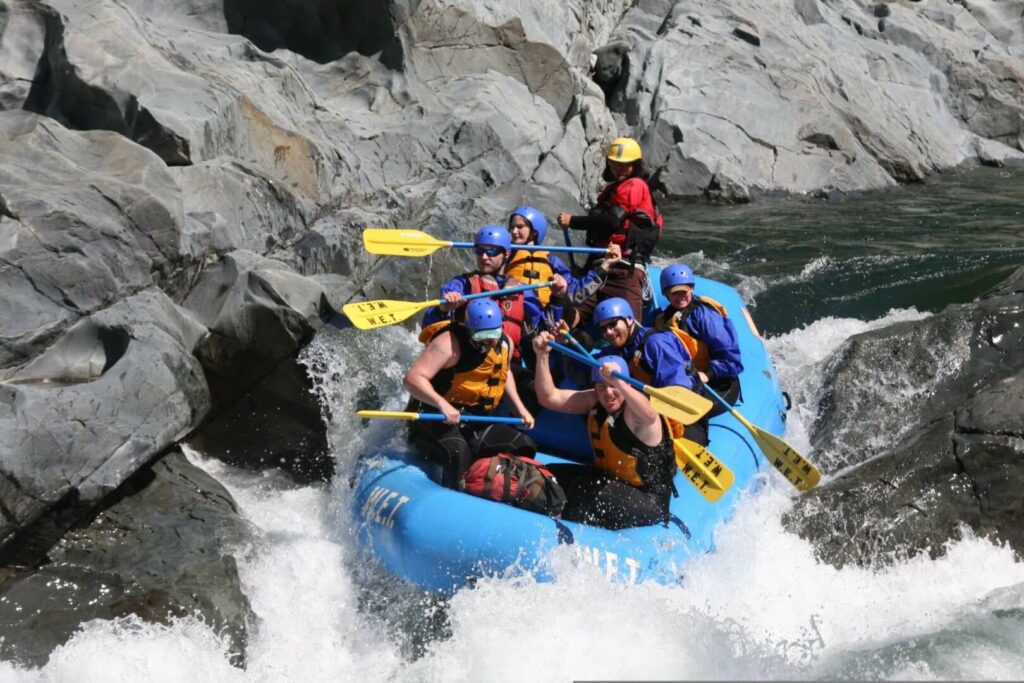 North Fork American River white water rafting