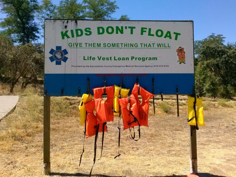 Lifejackets available for adults and children